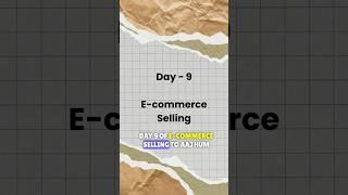 Day 9/30 of E-commerce SELLING #businessowner #ecommerce #newsong #smallbusiness #entrepreneur