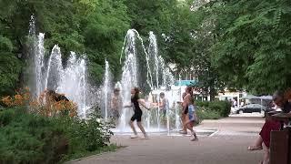 Сухой фонтан на Спартановке Волгоград Парк Аттракционов, FullHD