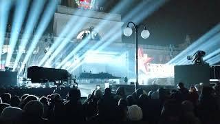 Вокзал Волгоград-1 1 февраля 2023 года лазерное шоу Волгоград 80-летие победы в Сталинградской битве