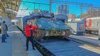 Оружие техника будущего трофеи в Волгограде поезд «Сила в правде» показал истинную мощь армии России