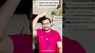 Tips For growing on social media????#digitalmarketing #digital #shorts #youtubeshorts #treanding