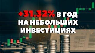 +31.32% в год на инвестициях для начинающих