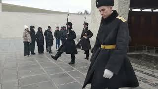 Смена Почётного Караула в Пантеоне Славы Мамаев Курган, Волгоград, 11 декабря 2022 года, 15:00 часов