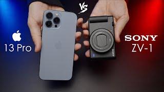iPhone 13 Pro Max против Sony ZV-1 сравнение фото и видео