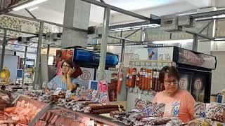 Славянск 4 августа 2023 — Центральный Рынок: продуктовые ряды.
