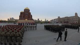 Репетиция парада посвященного 77-й годовщине Победы на Площади Павших Борцов Волгоград 2022 год, 12