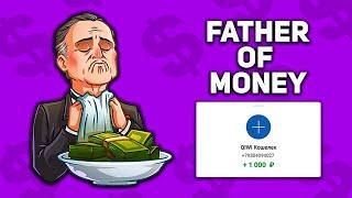 Father of Money - Лучший Телеграм Бот для Заработка в Интернете без Вложений