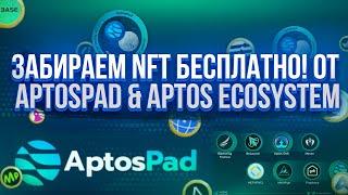 Забираем NFT бесплатно! От AptosPad & Aptos Ecosystem