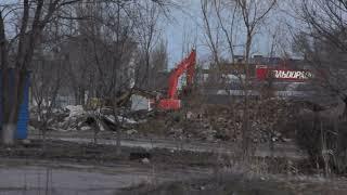 Стадион "Трактор" в Волгограде на Тракторном посёлке окончательно разрушен, Полное Видео