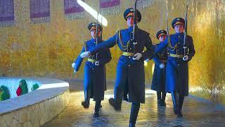 Смена Почётного Караула в Пантеоне Славы Мамаев Курган, Волгоград, 17 октября 2022 года, 15:00 часов