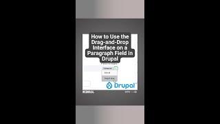 How to Use the Drag-and-Drop Interface on a Paragraph Field in Drupal