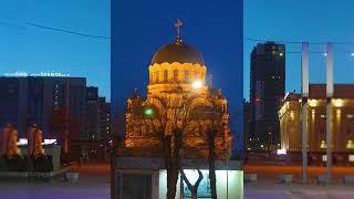 Слайдшоу из вечерних фото Центрального района города Волгограда, 7 апреля 2022 года, 8K