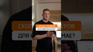 Сколько тендеров для новичка в мае? #деньги #бизнес #инвестиции