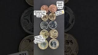 Оборотные монеты, Бразилия 2023 #нумизматика ????????????#coincollection